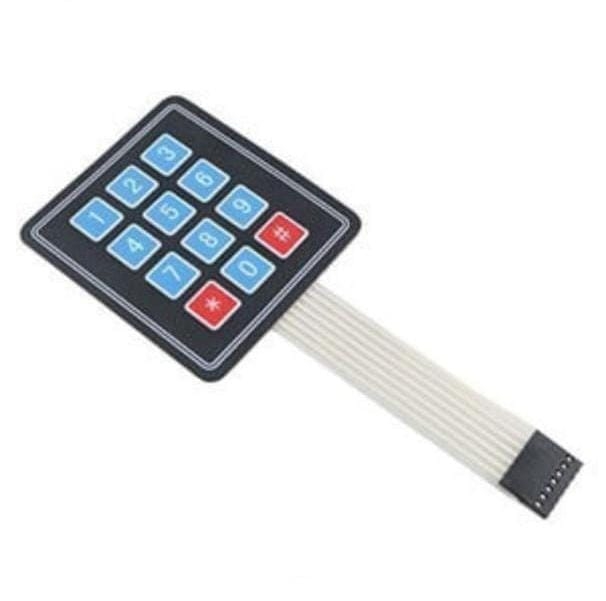 4 X 3 Keypad Matrix Module Membrane Switch