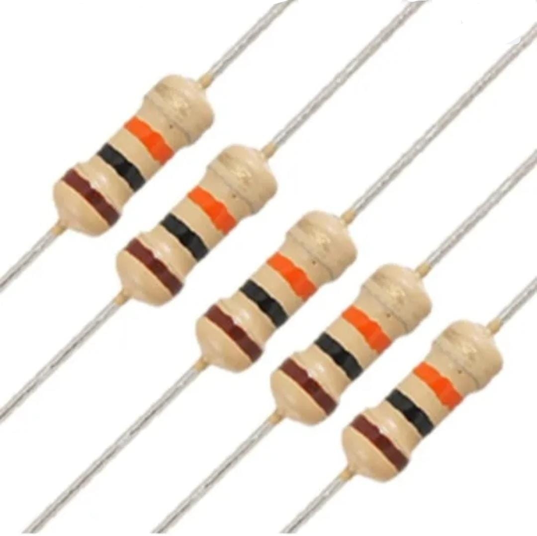 1.5 ohm 1/4 Watt Carbon Film Fixed resistors of 10