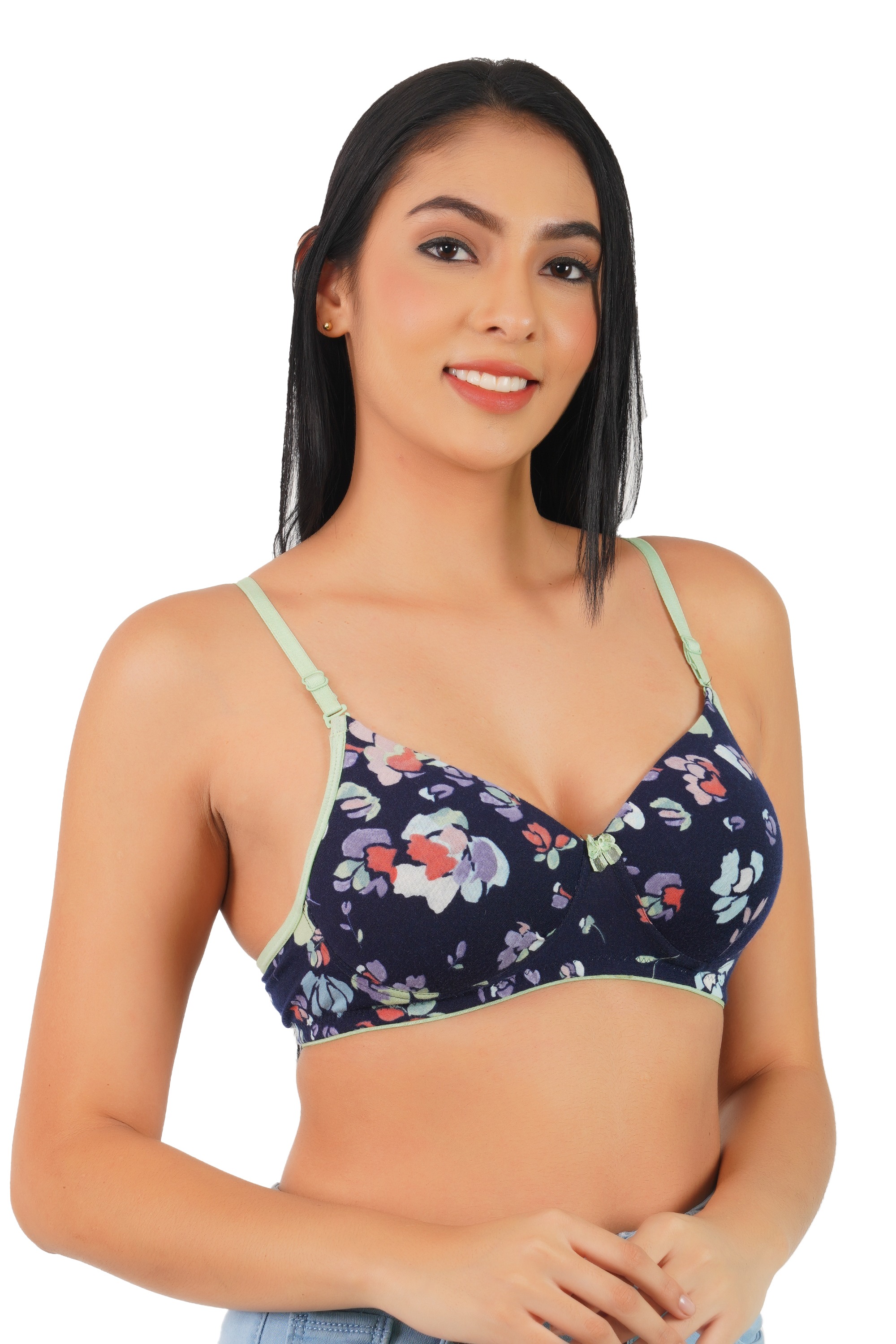 Ladyland Women Full Coverage Push-up Padded Lycra Bra - 40b, 100