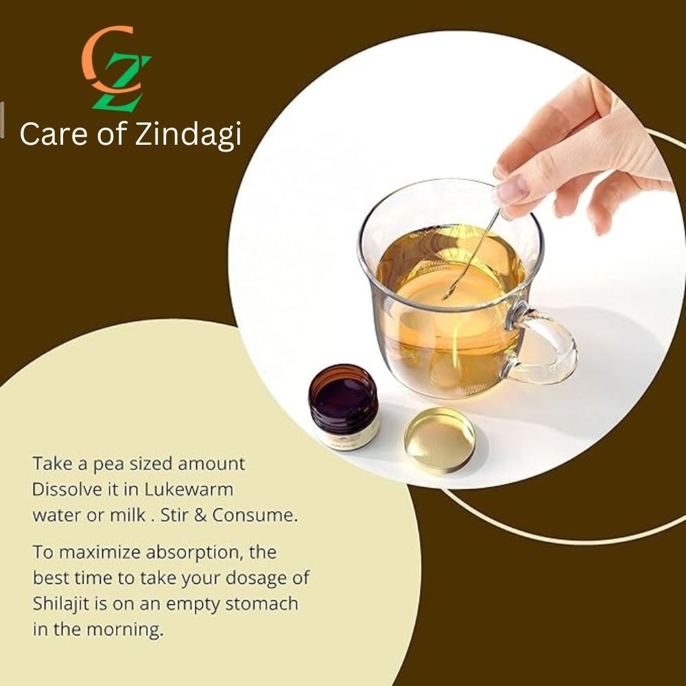 Care of Zindagi Pure Shilajit Resin - 20gm | Boost Performance , Immunity & Metabolism  - 20gm, May-2024, 24 Months