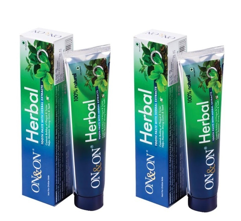 Elements On & On Herbal Toothpaste for strong Gums & Teeth - 150gm with Herbal Extracts