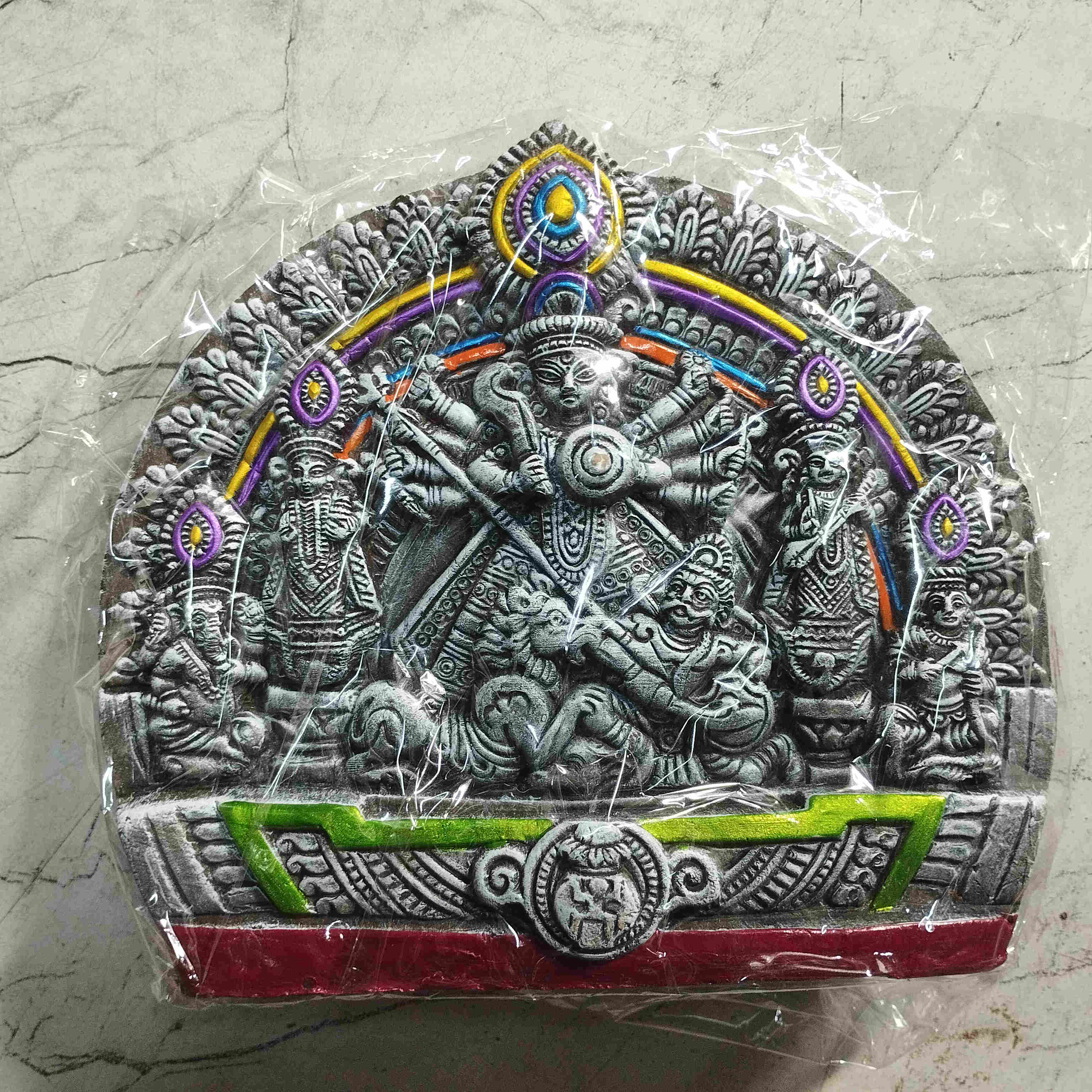 Simonart and Printing Durga maa idol 1 Ft  - 1 Ft, 1 Kg