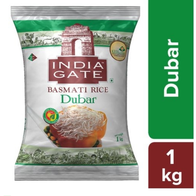 Indiagate Basamati Rice - Dubar - 1 Kg