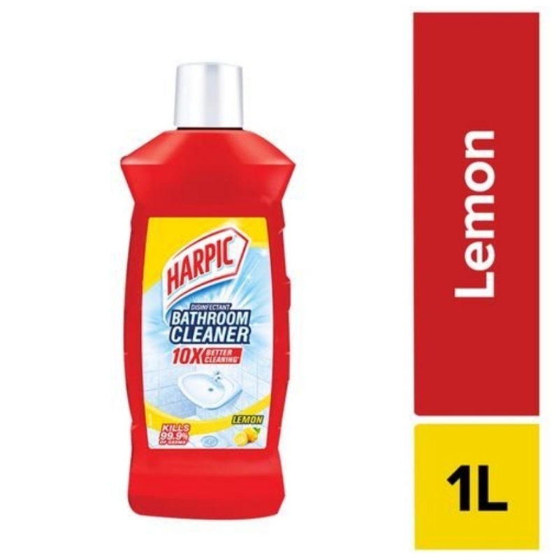 Harpic Disinfectant Bathroom Cleaner Liquid  - LEMON  - 1 Ltr