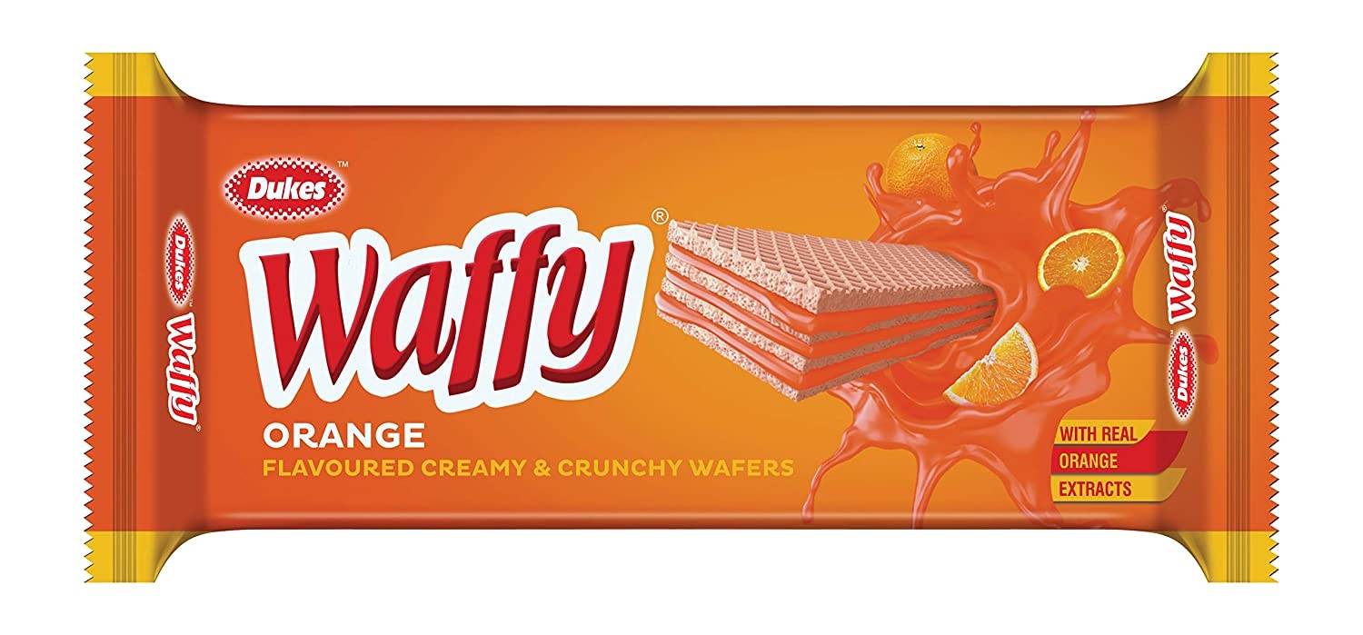 Dukes  Waffy Wafer -  Orange Flavoured  - 60Gm