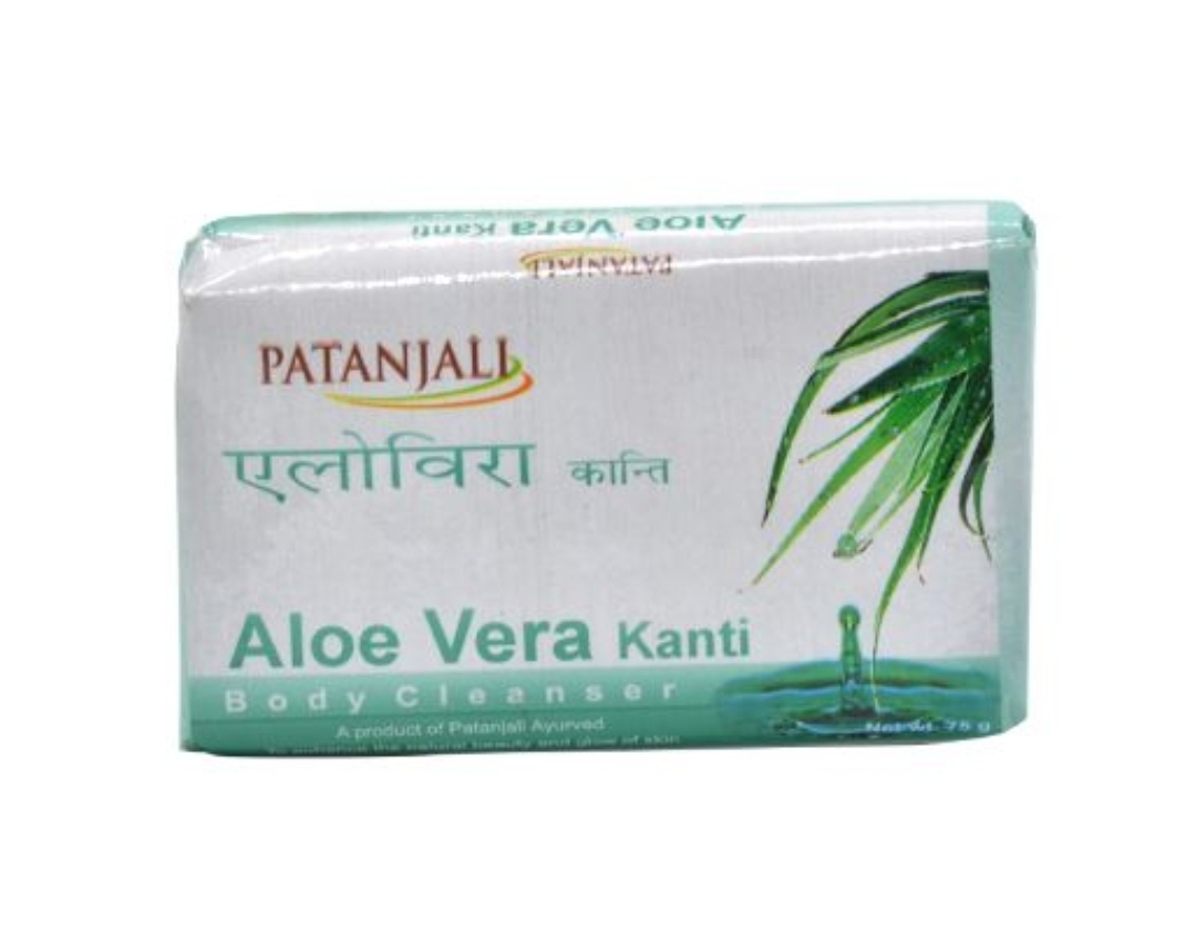 Patanjali Aloe Vera Kanti Bath Soap  - 75Gm