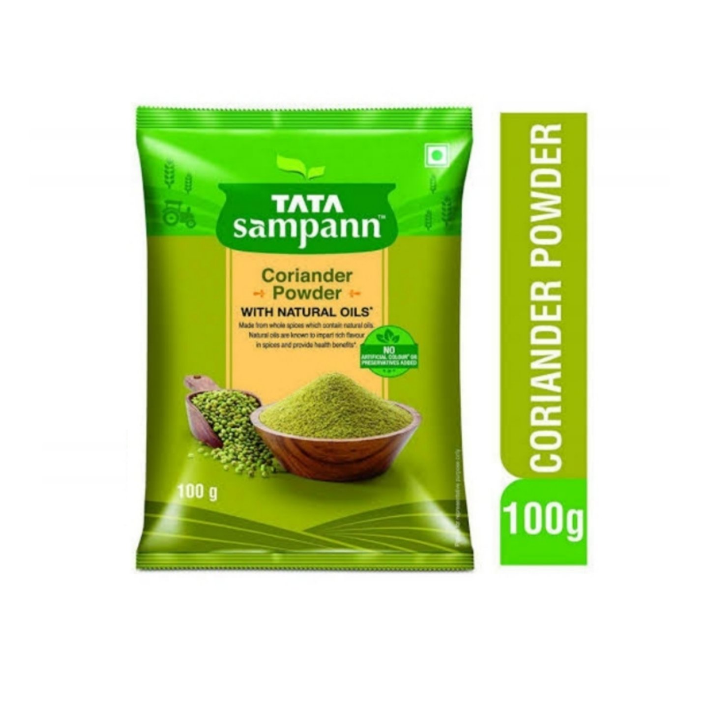 Tata Sampann Coriander Powder With Natural Oils* - 100 Gm