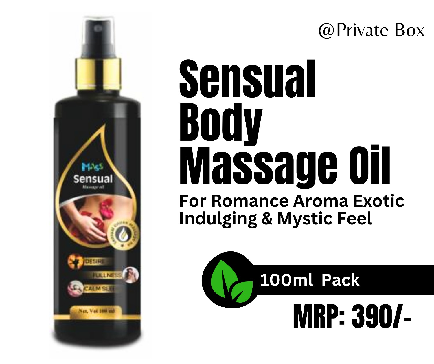 SENSUAL BODY MASSAGE OIL | 100 ml Pack