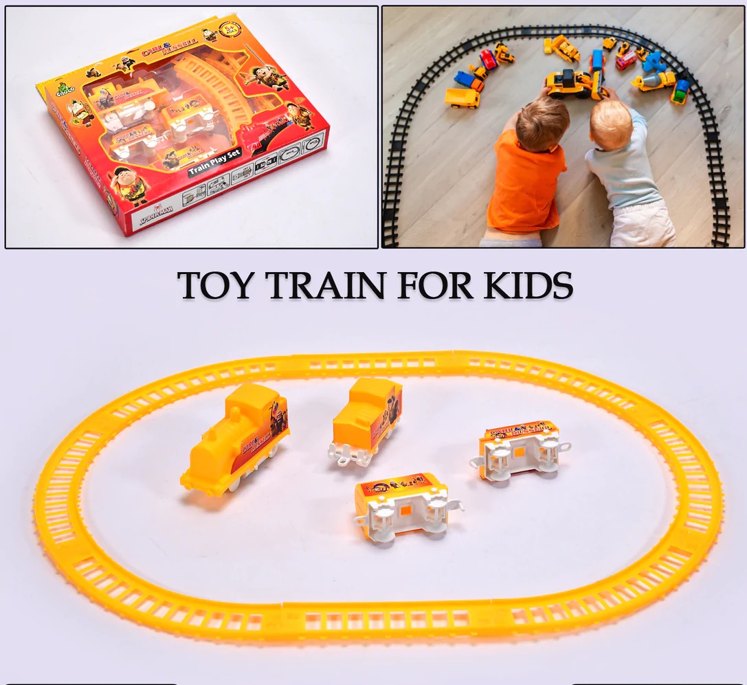  Kids Toy Train High Speed Big Train Play Set Toy Battery Operated Train Set 