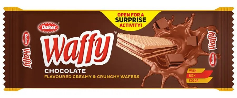 Waffy Wafers - Chocolate Flavoured Creamy & Crunchy,