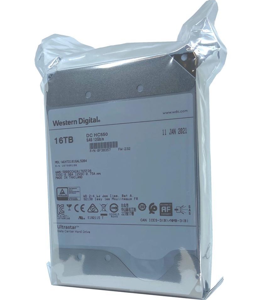 Western Digital 16TB Ultrastar DC HC550 Hard Drive 3.5 Western Digital 16TB Ultrastar DC HC550 Hard Drive 3.5