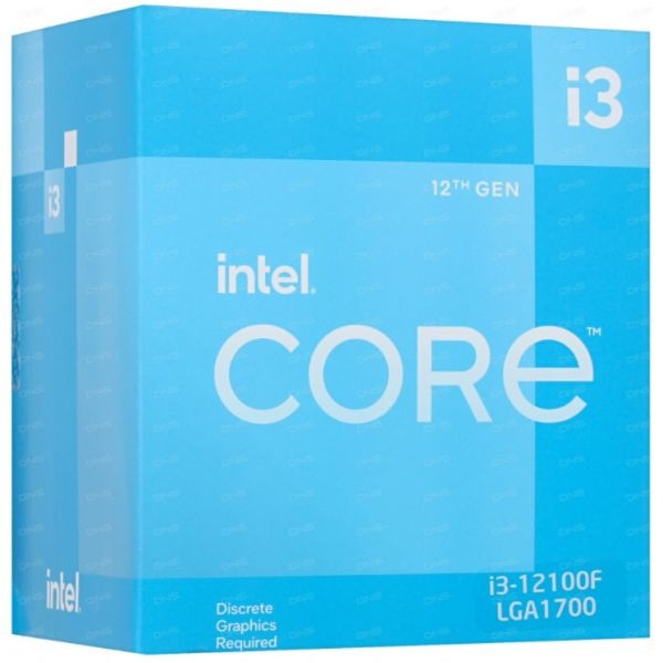 Intel Core i3-12100F 3.3 GHz Quad-Core LGA 1700 Processor(i3-12100F)