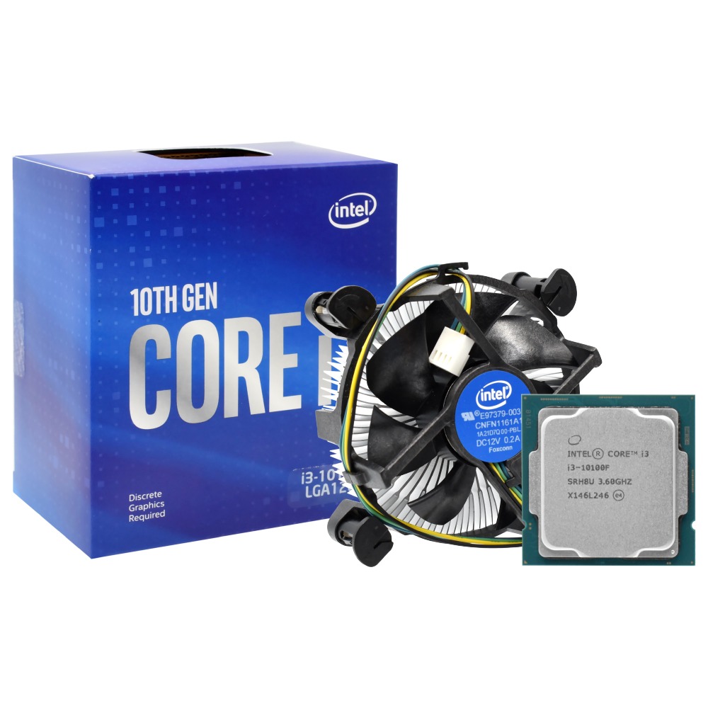 Intel Core i3-10100F 3.6 GHz Quad-Core LGA 1200 Processor(i3-10100F)