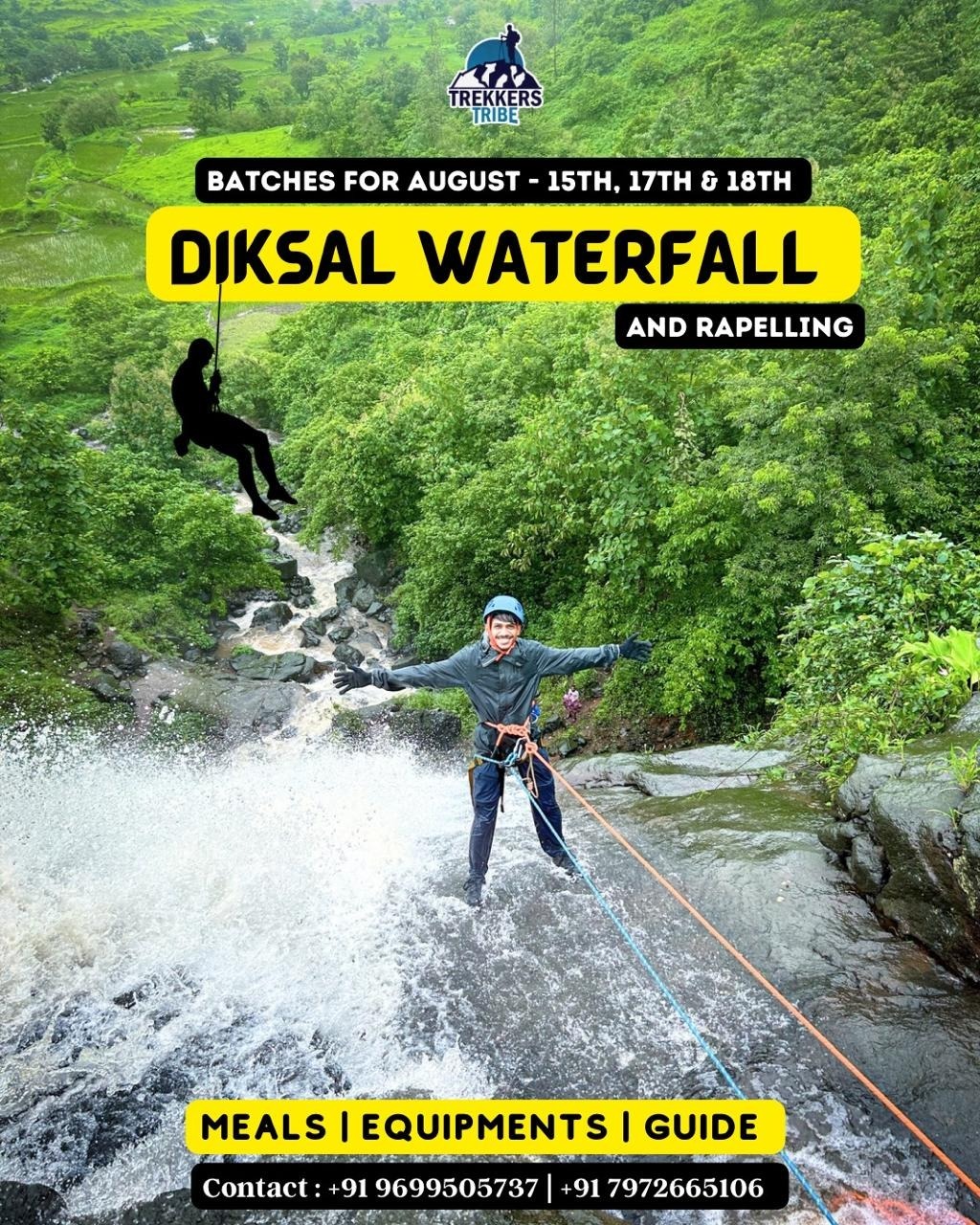 Waterfall Rappelling to Diksal Waterfall 