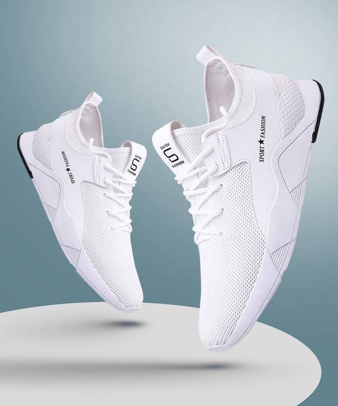SAPIYU Running / Walking / Sport Shoes For Men Running Shoes For Men  (White)