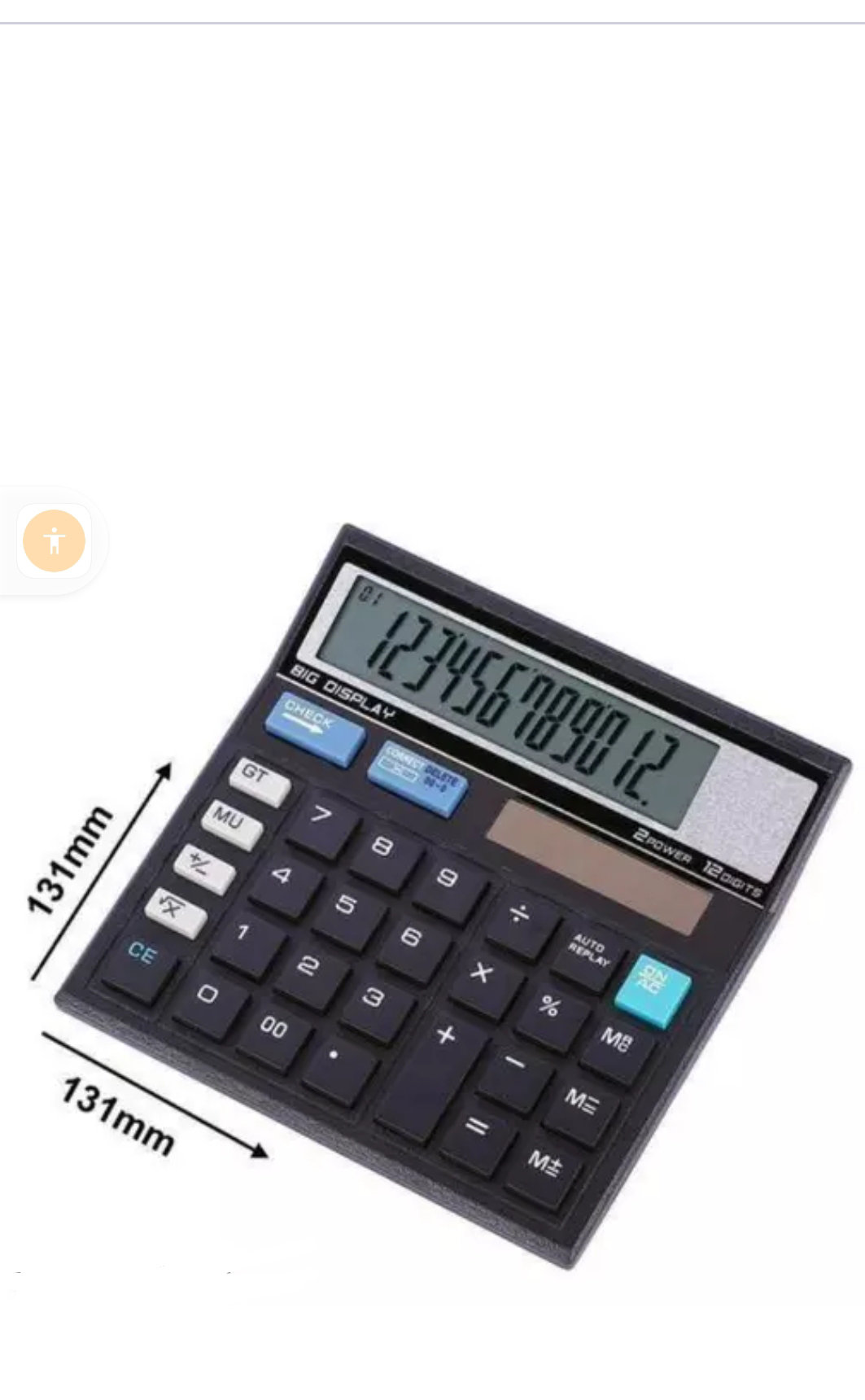 Posshe CT-512WT GC Black Financial and Business Basic Calculator (12 Digit) Basic Calculator (12 Digit)Name: Posshe CT-512WT GC Black Financial and Business Basic Calculator (12 Digit) Basic Calculator (12 Digit)Material: PlasticColour: BlackPower Source: BatteryNet Quantity (N): 1The Posshe CT-512WT GC Black Financial and Business Basic Calculator is a powerful and versatile 12-di - Black