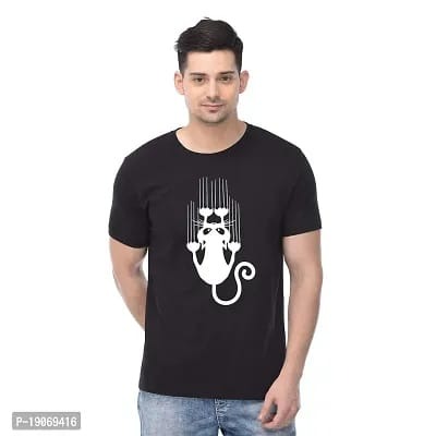 Dinkcart 100% Cotton Tshirt for Men Boys Preshrunk Biowash Tshirt Tees Regular Fit Casual Wear Printed Tees