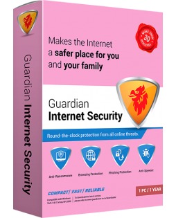 Guardian internet Security 1 PC 1 Year Latest Version