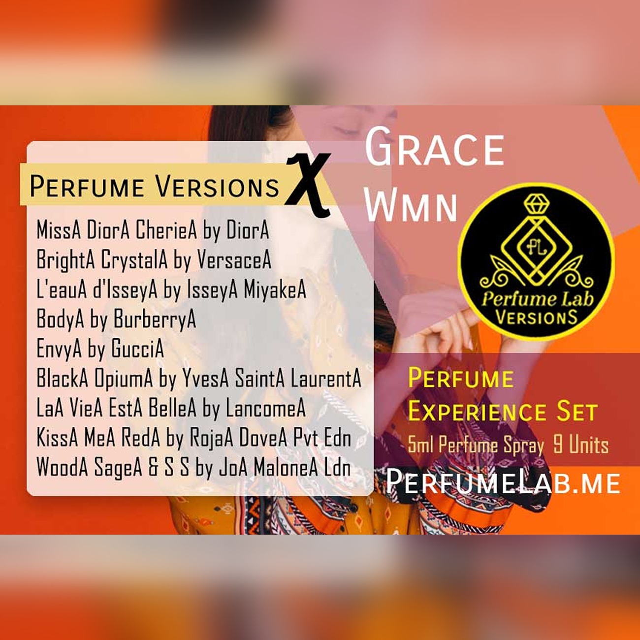 Grace Women - X Versions 5ml EDP Spray Set