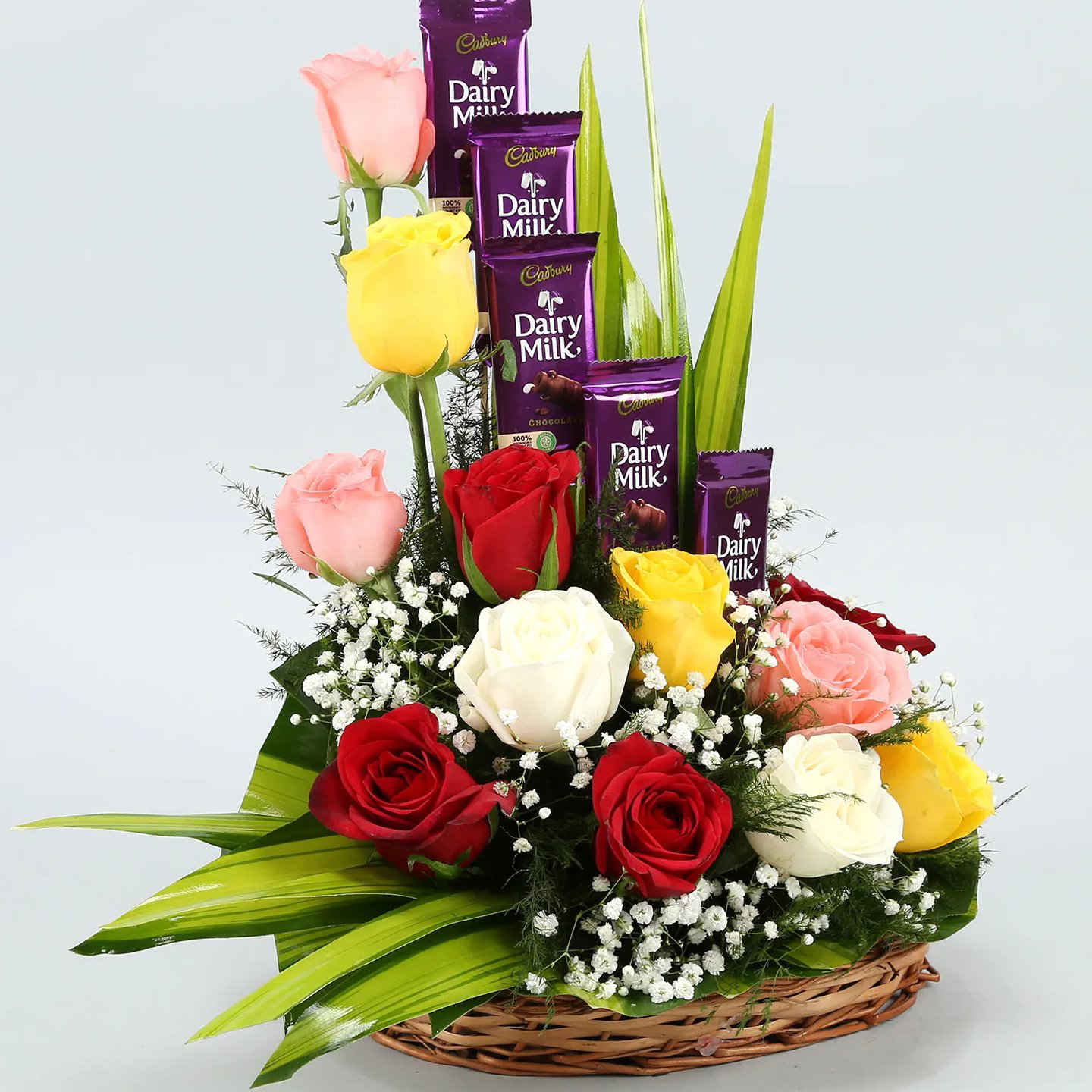 Roses & Chocolate Basket