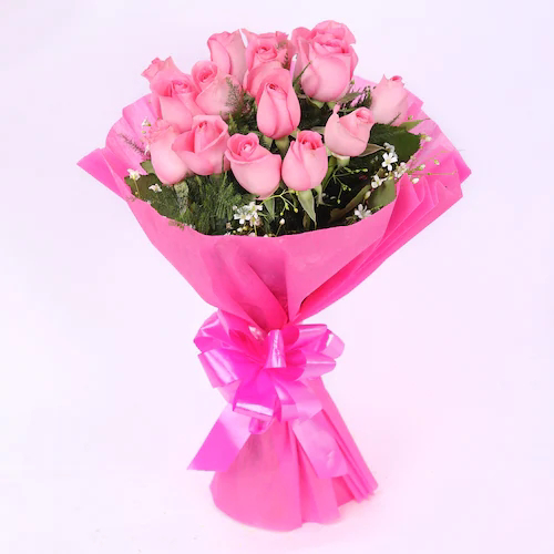 Pink Roses Bouquet