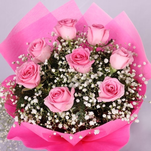 Pink Roses Bouquet