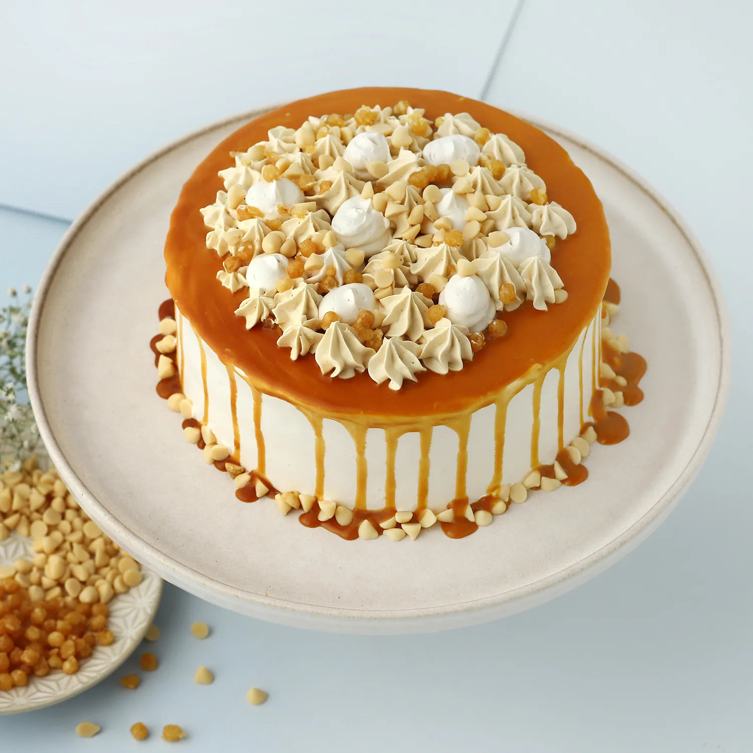 Cream Drop Caramel Cake - 2 KG