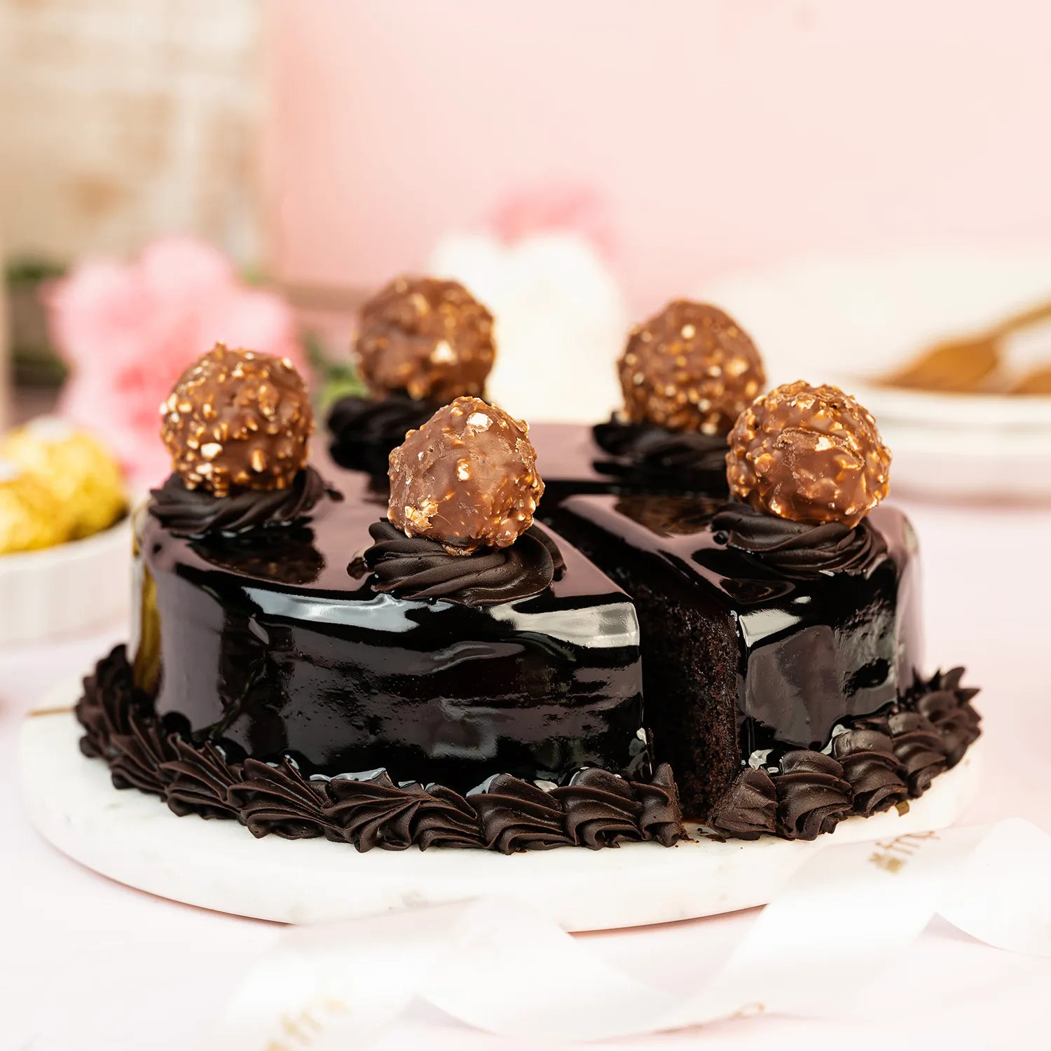 Ferrero Rocher Truffle Cake - 500 Gram