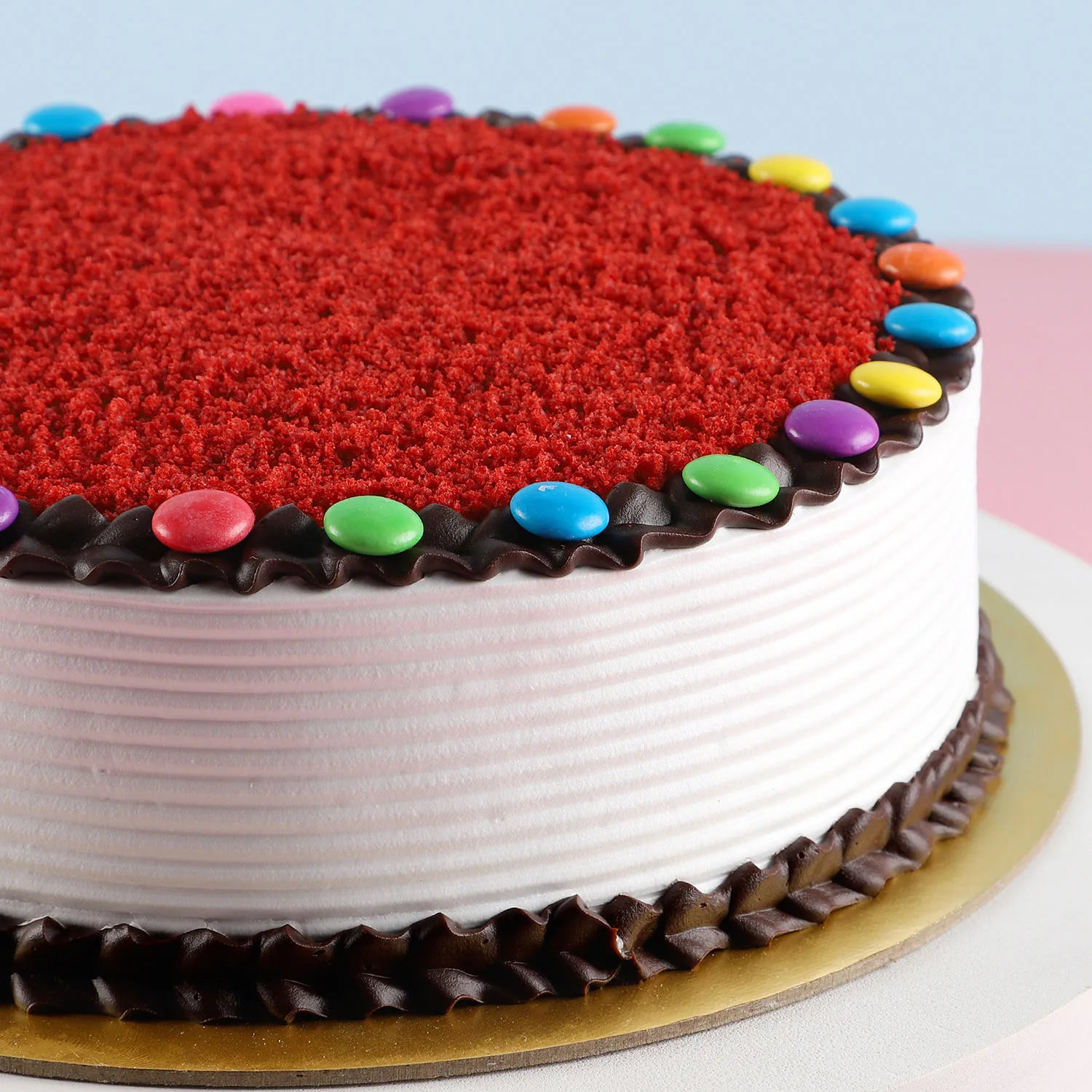 Red Velvet Gems Cake - 500 Gram