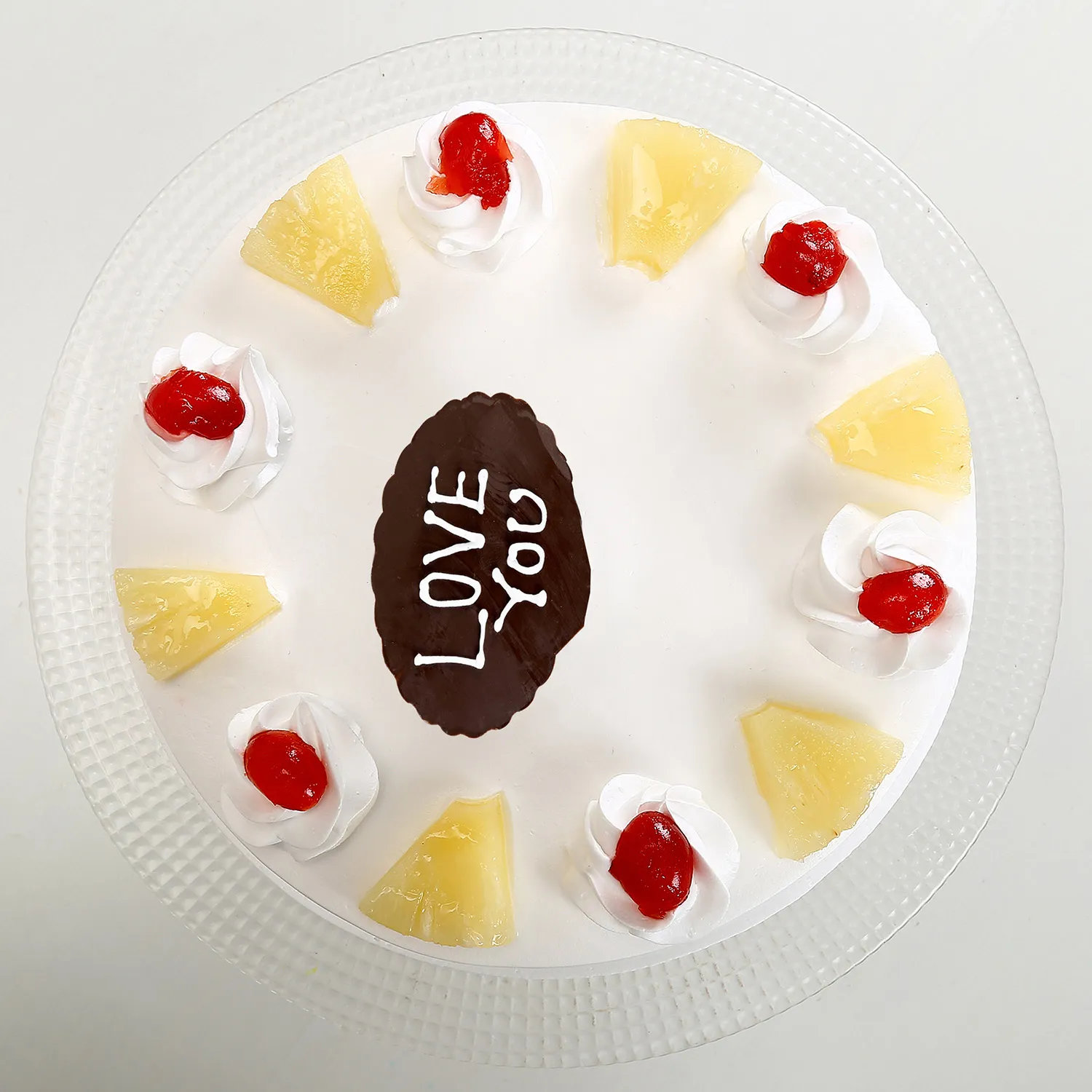 Love You Valentine Pineapple Cake - 500 Gram