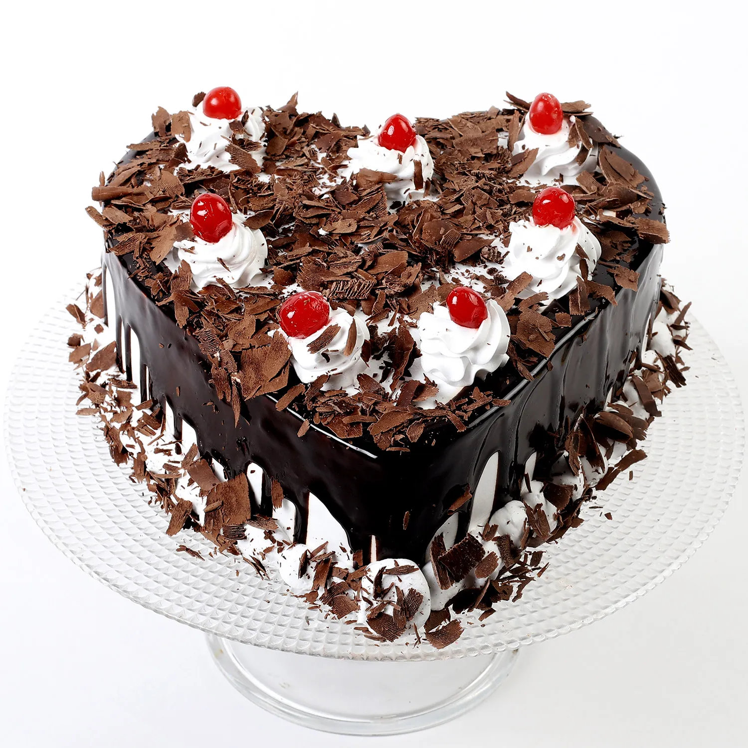 Flakey Hearts Black Forest Cake - 500 Gram