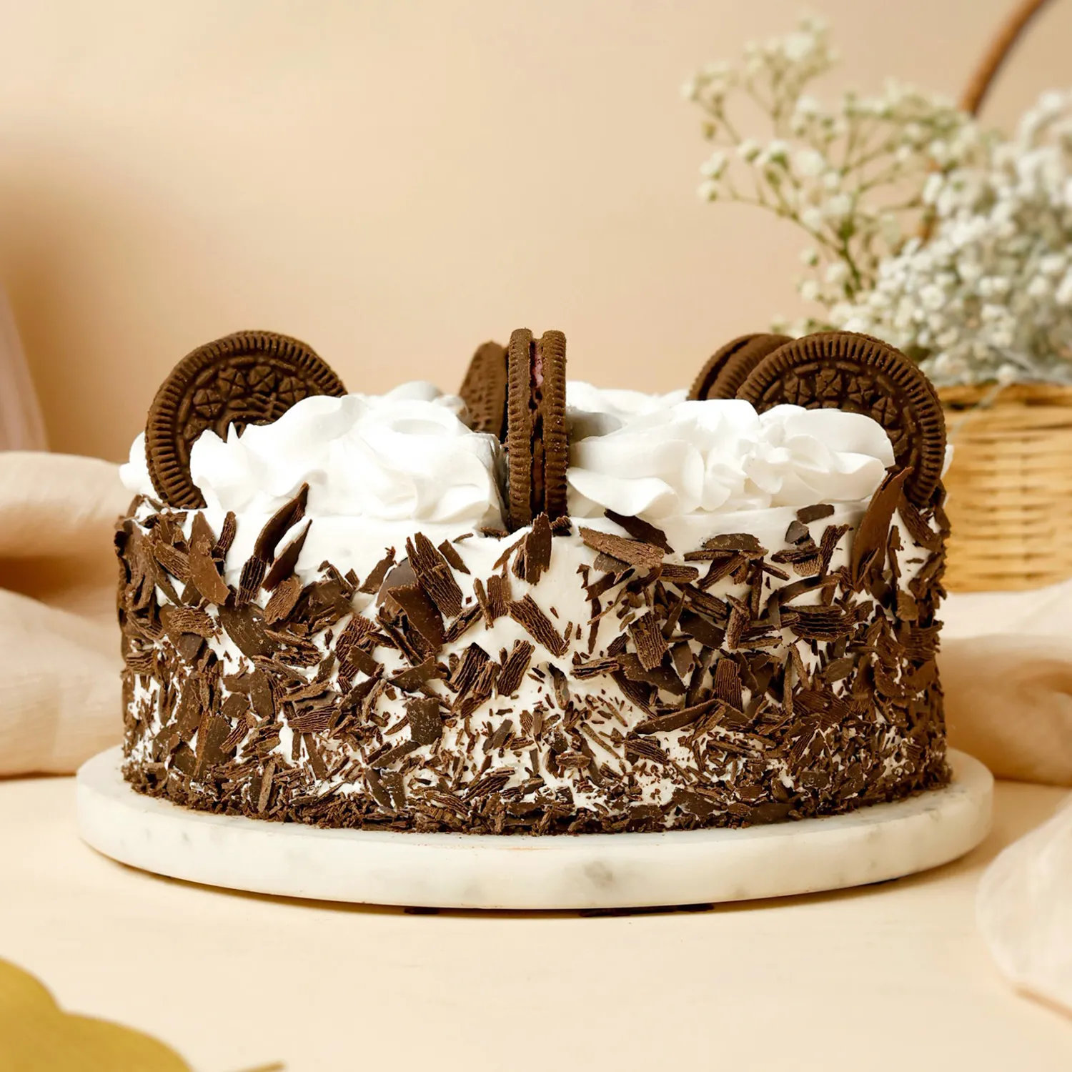 Birthday Special Black Forest Cake - 500 Gram