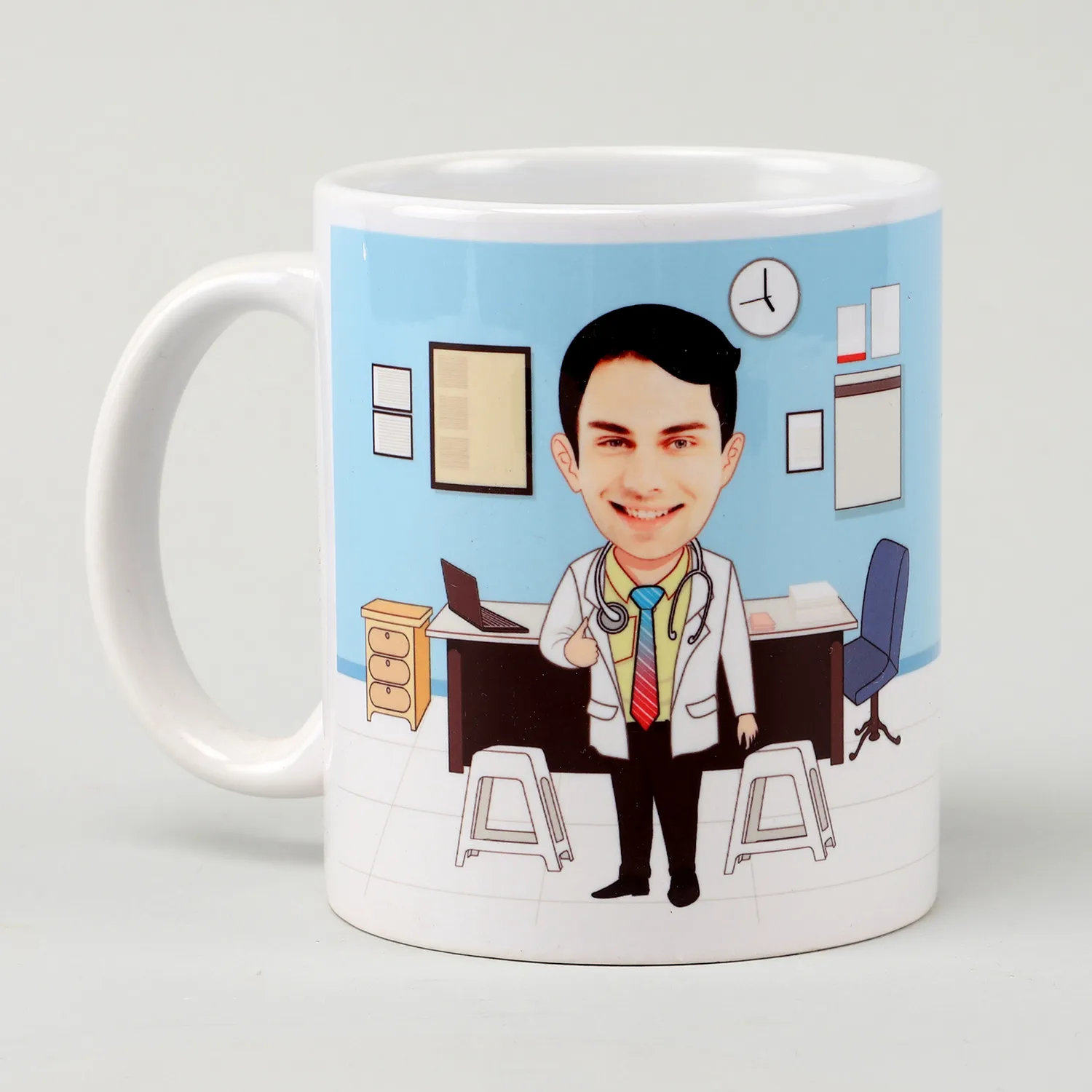 Personalised Doctor Caricature Mug