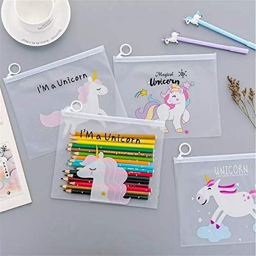Unicorn Transparent storage pouch 