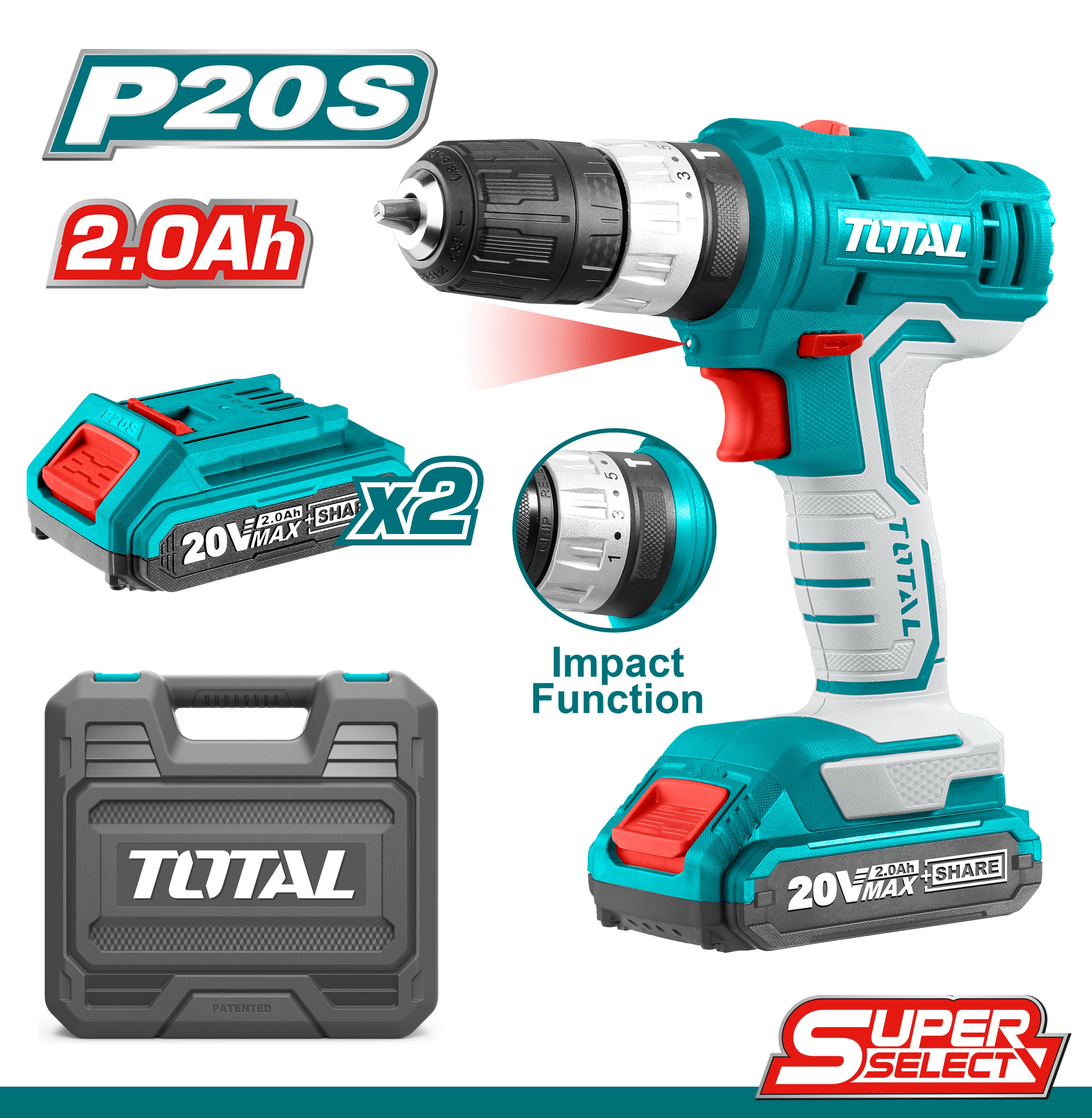 Li-ion impact drill TIDLI20012