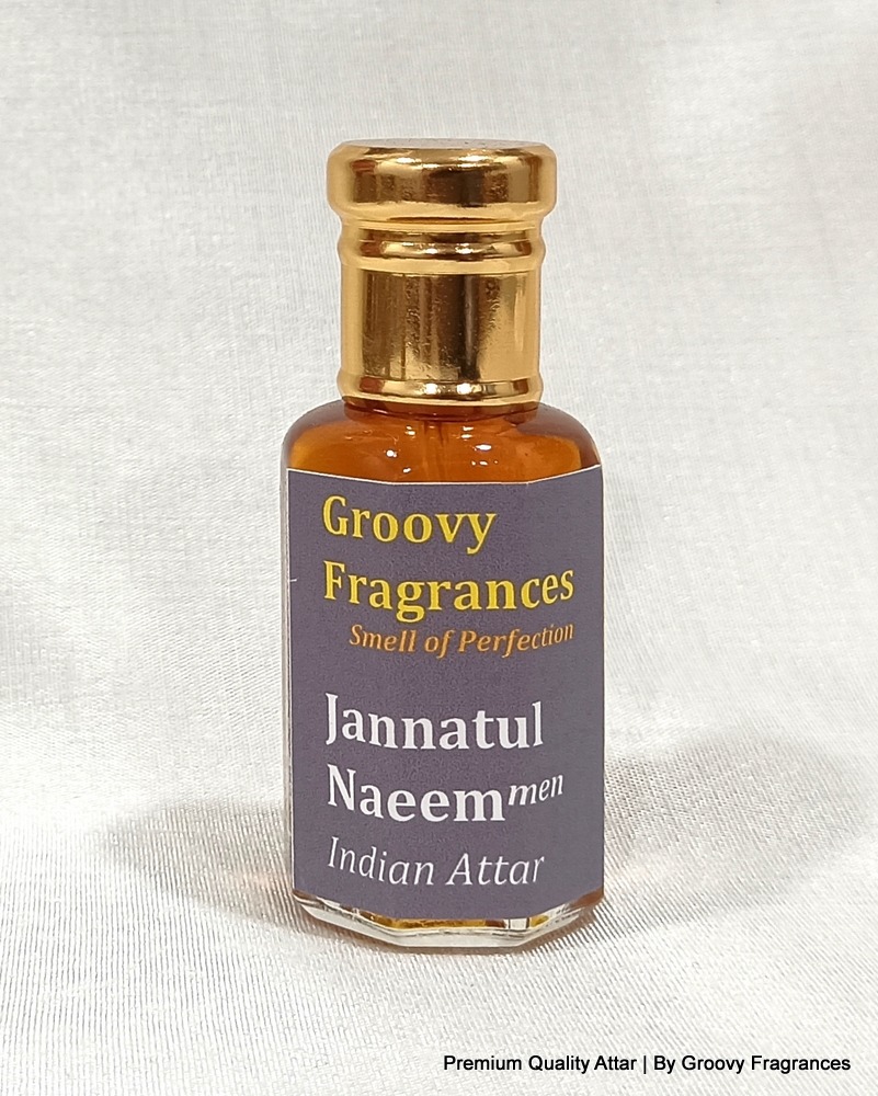 Groovy Fragrances Jannatul Naeem Long Lasting Perfume Roll-On Attar | For Men | Alcohol Free by Groovy Fragrances - 12ML