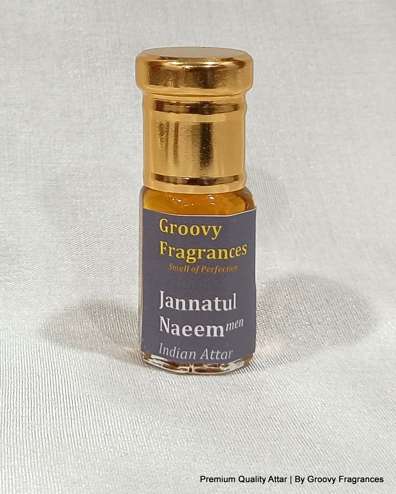 Groovy Fragrances Jannatul Naeem Long Lasting Perfume Roll-On Attar | For Men | Alcohol Free by Groovy Fragrances - 3ML