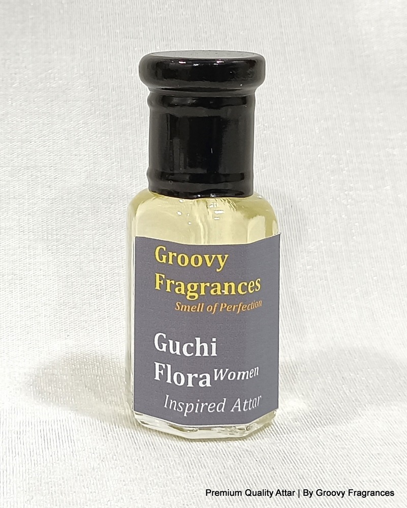 Groovy Fragrances Guchi Flora Long Lasting Perfume Roll-On Attar | For Women | Alcohol Free by Groovy Fragrances - 6ML