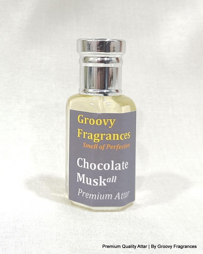 Groovy Fragrances Chocolate Musk Long Lasting Perfume Roll-On Attar | Unisex | Alcohol Free by Groovy Fragrances - 12ML