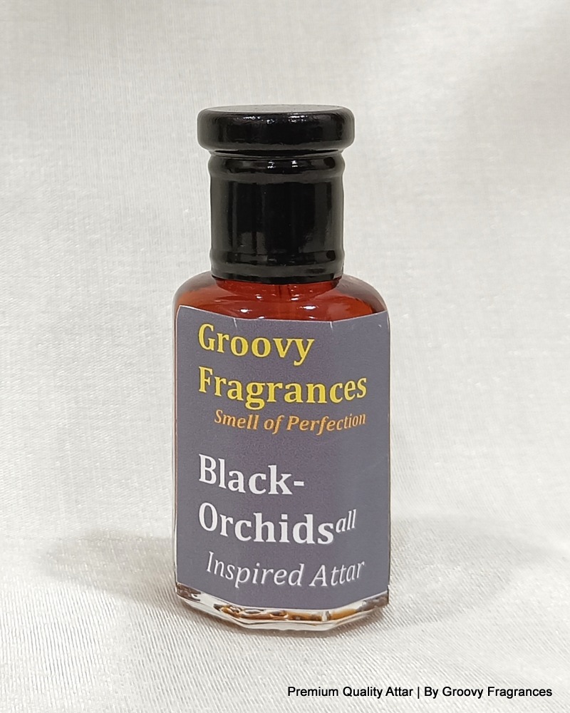 Groovy Fragrances Black-Orchids Long Lasting Perfume Roll-On Attar | Unisex | Alcohol Free by Groovy Fragrances - 12ML