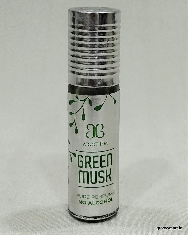 Arochem green musk pefume roll-on attar free from alcohol - 6ML