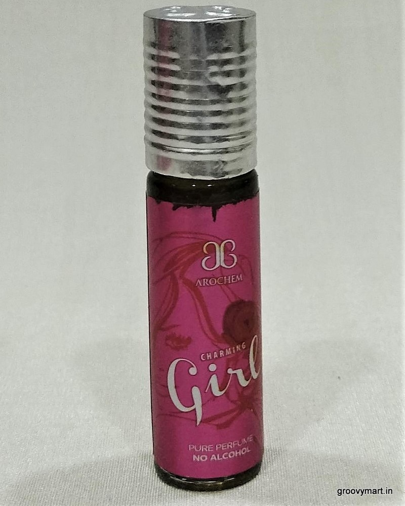 Arochem charming girl perfume roll-on attar free from alcohol - 6ML