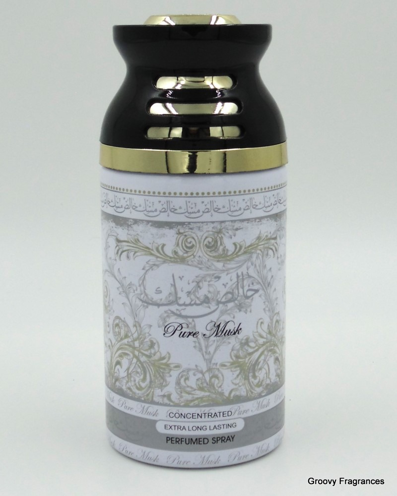 Lattafa Pure Musk Long Lasting Perfumed Spray | Alcohol Free - 250ML