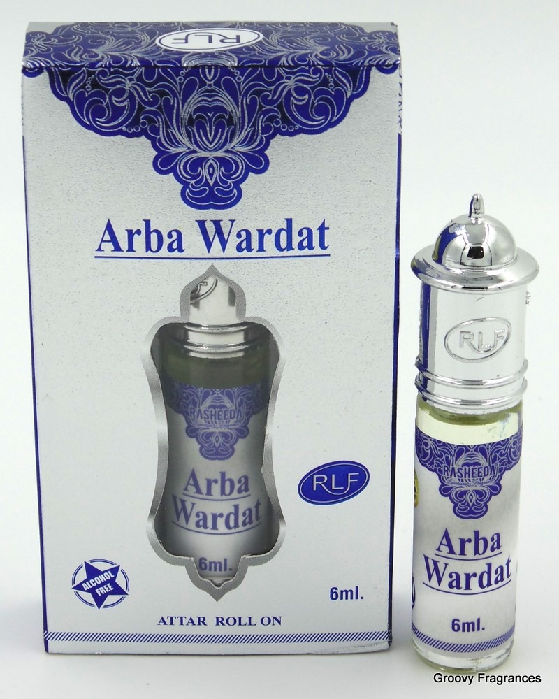 Rasheeda Arba Wardat Perfume Roll-On Attar Free from ALCOHOL - 6ML