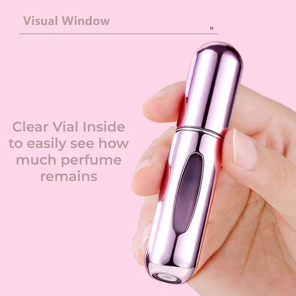 Groovy Fragrances Refillable Perfume Mini Travel Atomiser 5ml - Red