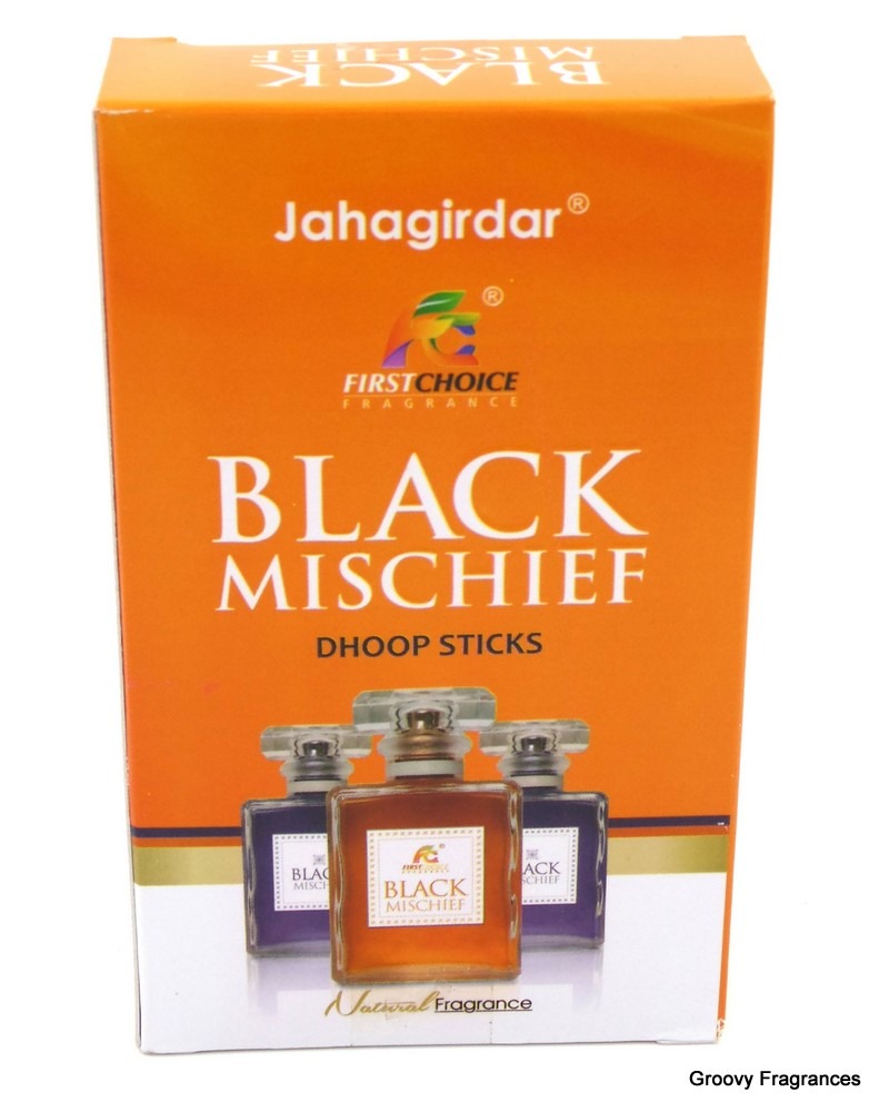 First Choice Black Mischief Dhoop Sticks - 20 Sticks