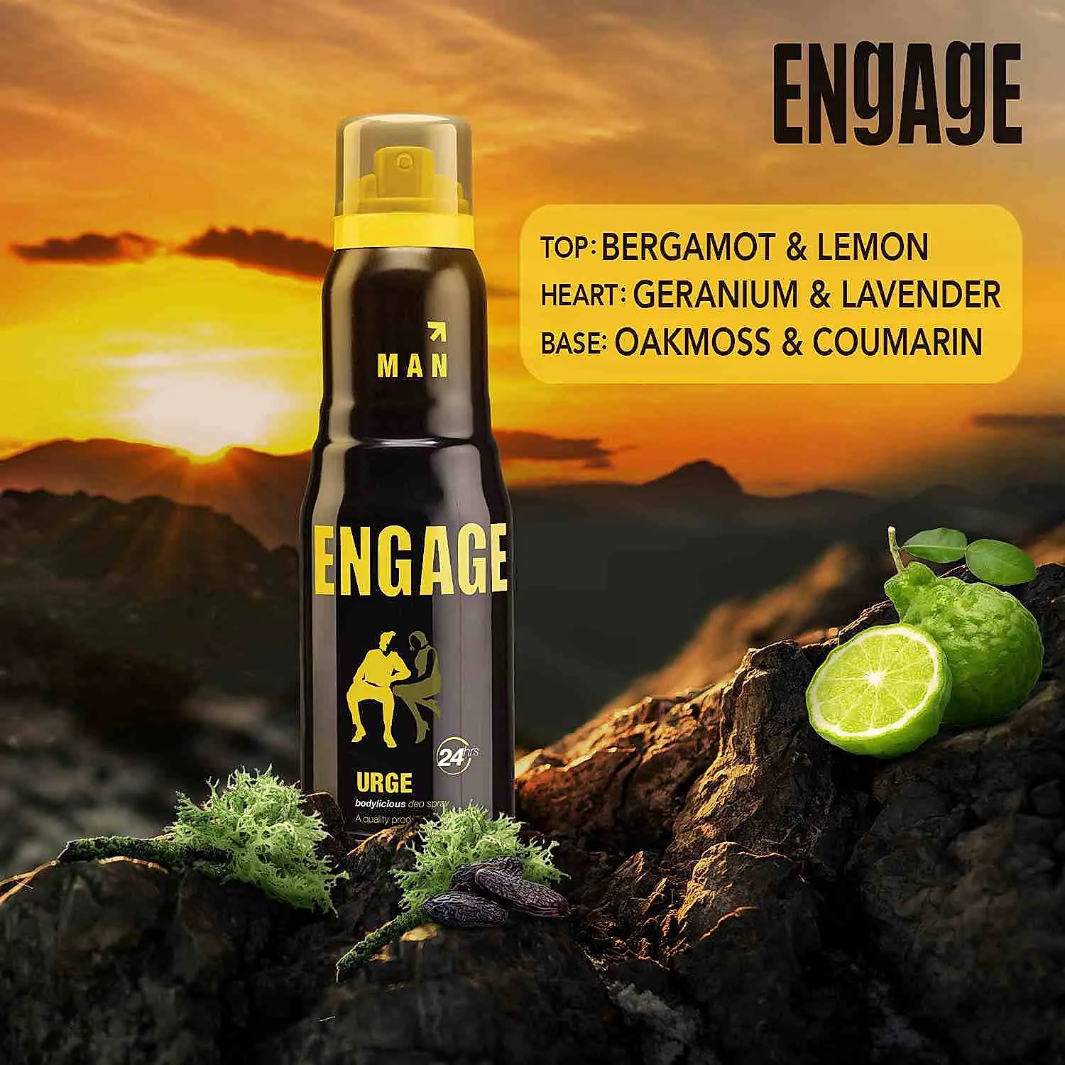 Engage URGE Man Bodylicious Deo Body Spray - 150ML