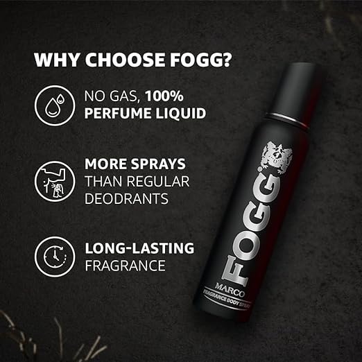 Fogg MARCO Fragrance Body Spray - For Men - 120ML