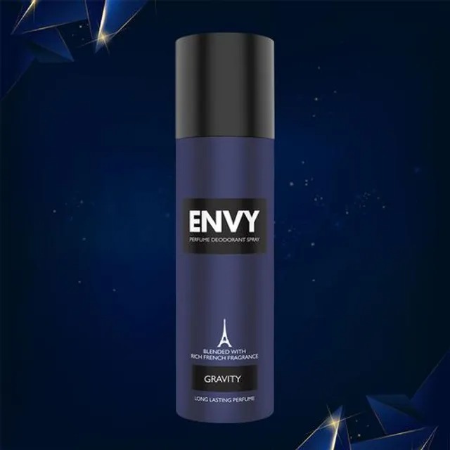Envy GRAVITY Perfume Deodorant Spray No Gas For Men - 120ML