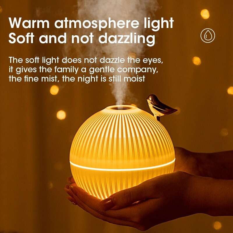 Humidifier Birds Aroma Oil Diffuser Ultrasonic Air Humidifier Fashion USB Mini LED lights For Home Office
